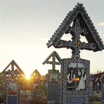 Crosses of The Merry Cemetery